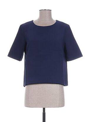 Top manches courtes manches courtes bleu SO ESSENTIAL femme