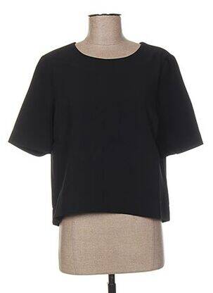 Top manches courtes manches courtes noir SO ESSENTIAL femme