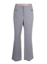 Pantacourt taille haute taille haute gris JC TRIGON femme