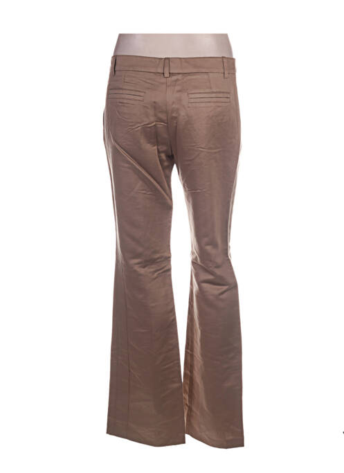 Pantalon droit marron LOLA pour femme