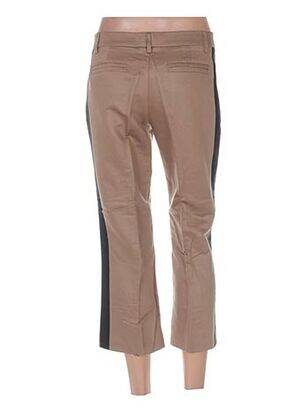 Pantacourt taille basse taille basse marron LOLA femme