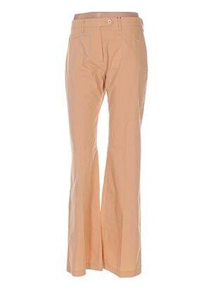 Pantalon flare taille normale taille normale orange LOLA femme