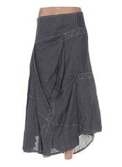 Jupe longue gris TRICOT CHIC pour femme seconde vue