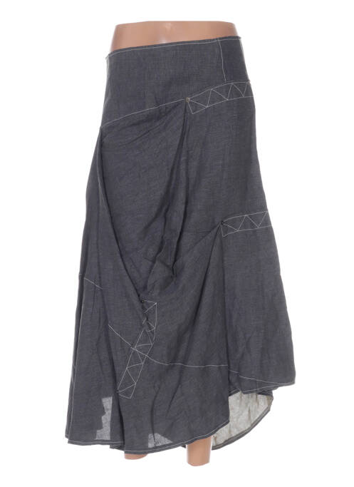 Jupe longue gris TRICOT CHIC pour femme