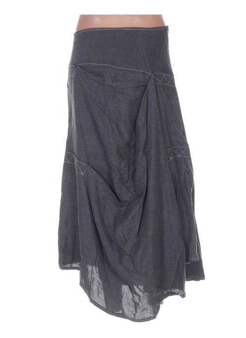 Jupe longue gris TRICOT CHIC pour femme