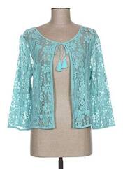 Gilet manches longues bleu AGATHE & LOUISE pour femme seconde vue