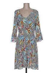 Robe courte bleu POUSSIERE D'ETOLE pour femme seconde vue