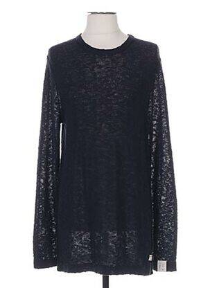 Pull col rond manches longues bleu SCOTCH & SODA homme