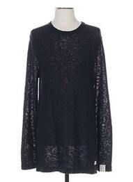 Pull col rond manches longues bleu SCOTCH & SODA homme