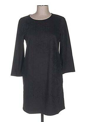 Robe courte manches 3/4 manches 3/4 noir BEST MOUNTAIN femme