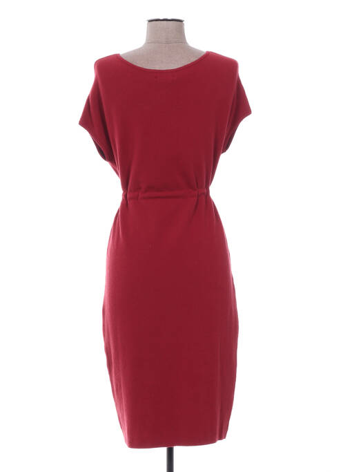 Robe mi-longue orange SARAH PACINI pour femme