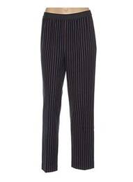 Pantalon droit taille élastique bleu NICE THINGS femme