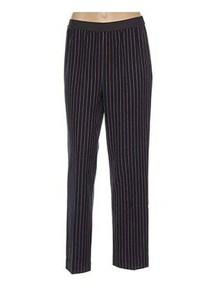 Pantalon droit taille élastique bleu NICE THINGS femme