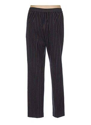 Pantalon droit taille élastique bleu NICE THINGS femme