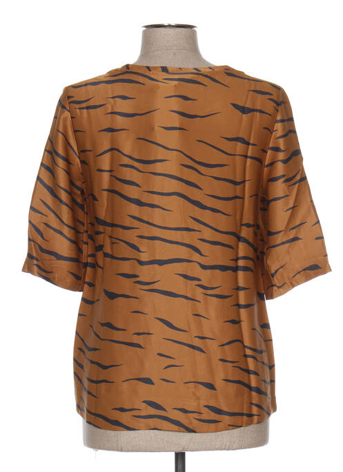 Blouse marron YAYA pour femme