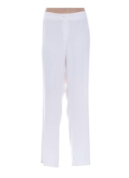 Pantalon droit blanc JEAN DELFIN pour femme