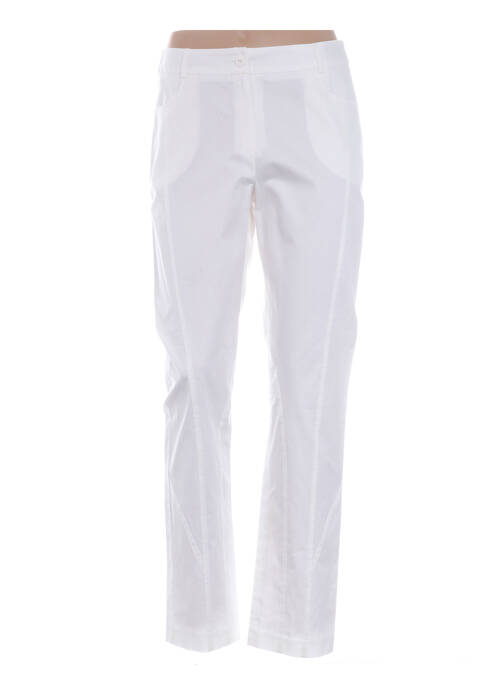 Pantalon slim blanc JEAN DELFIN pour femme