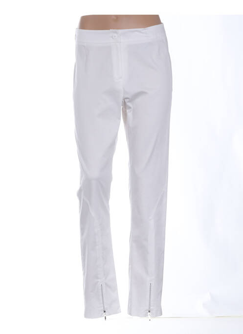 Pantalon slim blanc JEAN DELFIN pour femme