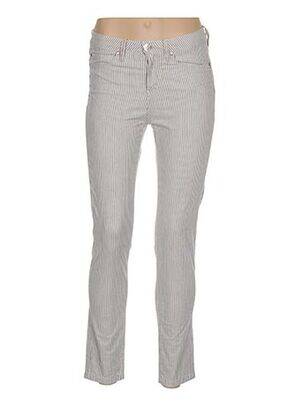 Pantalon slim taille basse bleu ISLOW femme