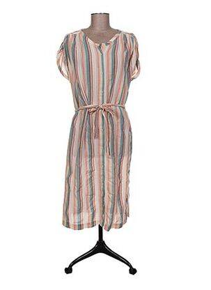 Robe mi-longue beige HARRIS WILSON pour femme