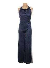 Combi-pantalon poches bleu JACQUELINE COQ femme