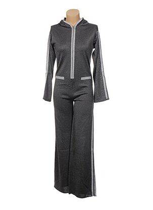 Combi-pantalon gris JACQUELINE COQ femme