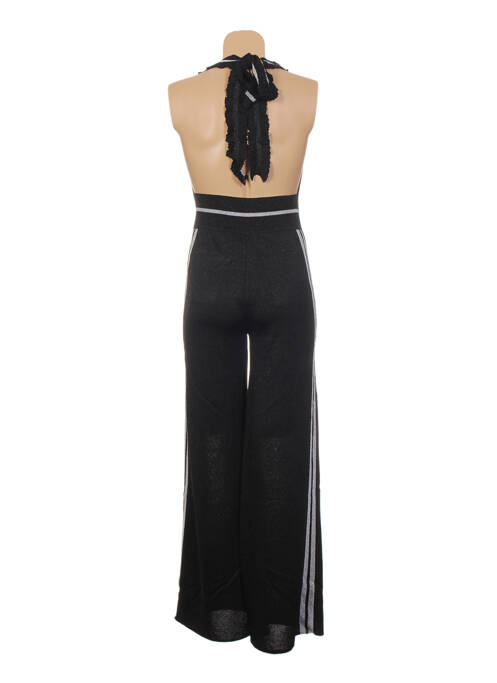 Combi-pantalon noir JACQUELINE COQ pour femme