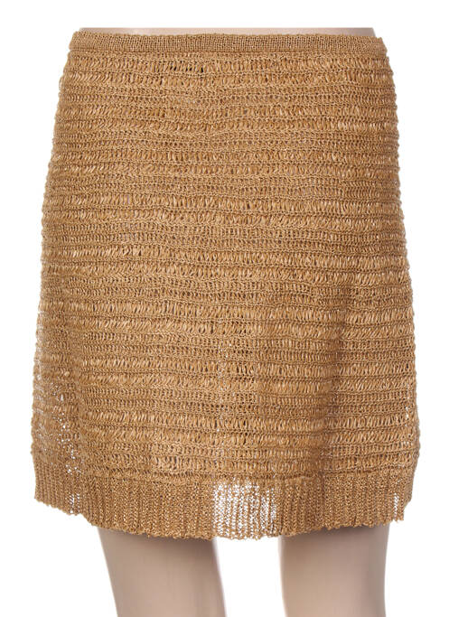 Jupe courte beige JACQUELINE COQ pour femme