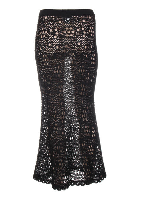 Jupe longue noir JACQUELINE COQ pour femme