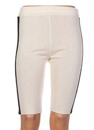 Cycliste taille élastique beige JACQUELINE COQ femme