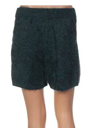 Short coupe droite vert JACQUELINE COQ femme