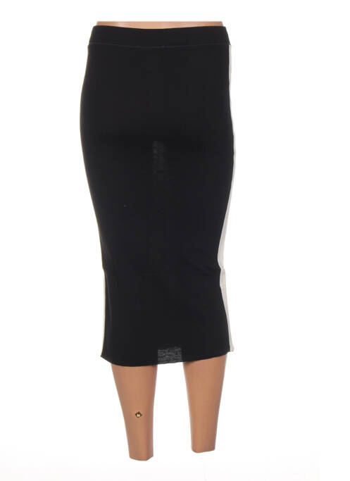 Jupe mi-longue noir JACQUELINE COQ pour femme