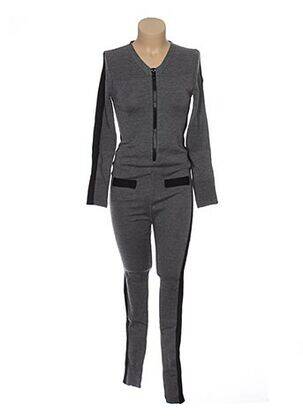 Combi-pantalon gris JACQUELINE COQ femme
