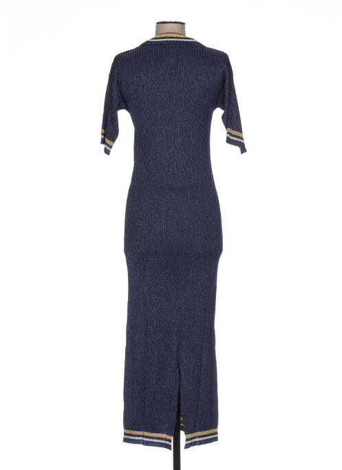 Robe pull bleu JACQUELINE COQ pour femme