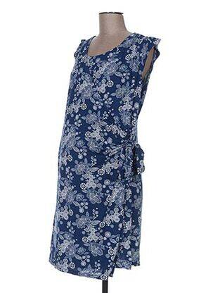Robe maternité empiècements bleu COLLINE femme
