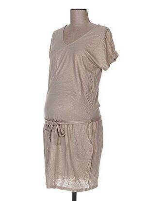 Robe maternité empiècements beige COLLINE femme