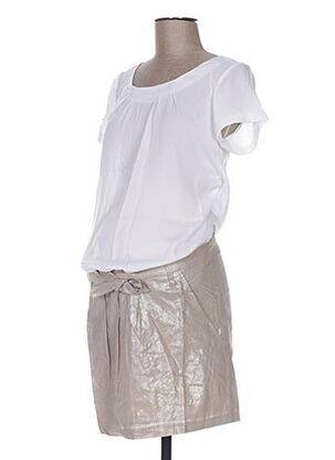 Robe maternité empiècements beige COLLINE femme