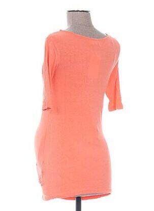 T-shirt / top maternité col rond orange COLLINE femme