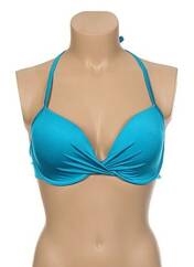 Haut de maillot de bain bleu KIWI pour femme seconde vue