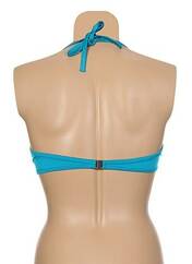 Haut de maillot de bain bleu KIWI pour femme seconde vue