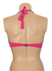 Haut de maillot de bain rose KIWI pour femme seconde vue