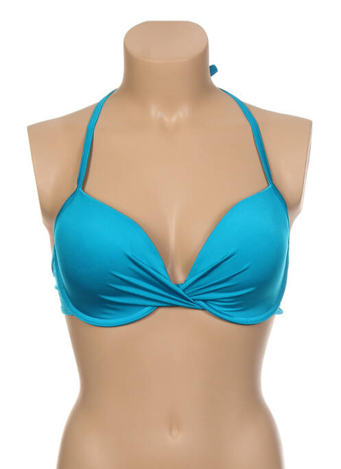 Haut de maillot de bain bleu KIWI pour femme
