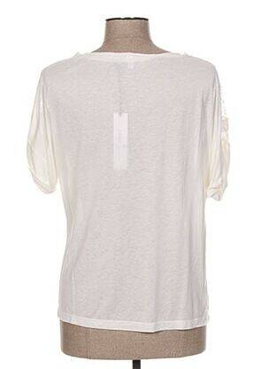 T-shirt coupe cintrée manches courtes blanc VALERIE KHALFON femme