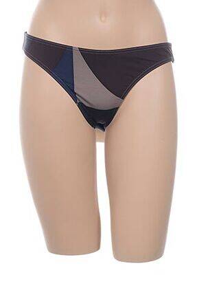 Bas de maillot de bain marron PIERRE MARTINEZ pour femme