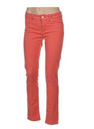 Pantalon slim taille basse taille basse orange SPORTMAX femme