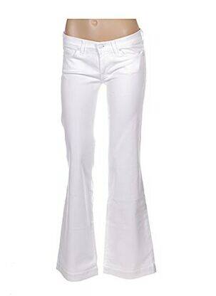 Pantalon large blanc FOR ALL MANKIND pour femme