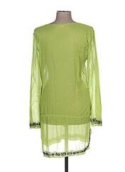 Robe courte vert EMAMO pour femme seconde vue