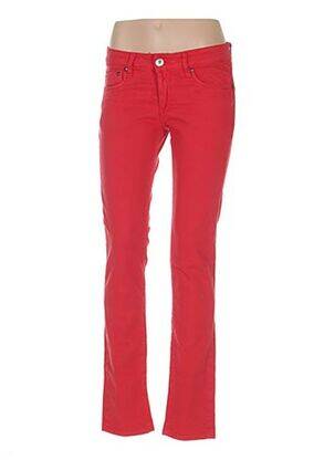 Pantalon slim rouge COSTELLO pour femme