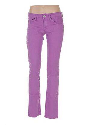 Pantalon slim violet COSTELLO pour femme