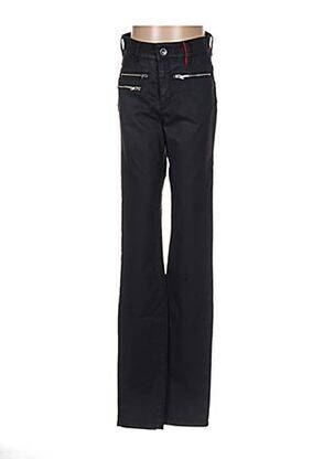 Jeans coupe slim sélection denim taille haute noir COUTURIST femme